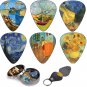 NEW UNIQUE Variety Pack Van Gogh Guitar Picks BEST Accessory For Guitar Player