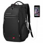 Back To School Travel Bag Laptop Backpack Computer Notebook School Bag Black NEW