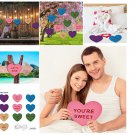 Romantic Valentine's Lawn Decoration Hanging Hearts Perfect Gift to Surprise Her