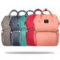 Diaper Bag Multi-Function Waterproof Travel Backpack Nappy Bags in Light Grey