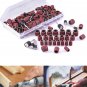 AUSTOR 132 Pieces Drum Sander Set with Free Box Including 120 Pieces Nail Sandin
