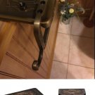 PRACTICAL Decor Style Reversible Bronze Toilet Paper Holder with Phone Shelf NEW