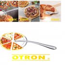 Set of 2 Practical Pizza Cutter Wheel Silver Stylish Finish and Ergonomic Design