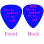 NEW 6 Unique Guitar Picks I Love You Sweet Heart With Modern Design Feature