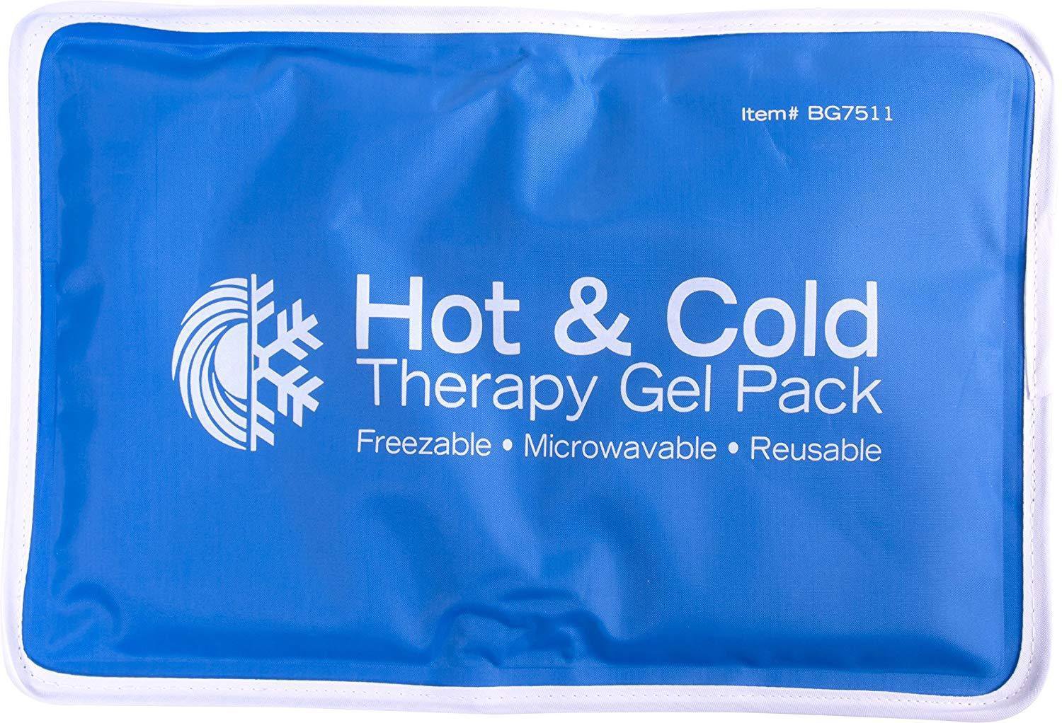 Medium Cold Therapy Pad Reusable Gel Ice Pack Pain Relief Sport Back