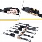 NEW Heavy duty Ratchet Straps Pro Set 4 pack 15 ft 1760Lbs For Boat, ATV & Bikes