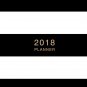 Elegant 2018 Planner Paperback Black & White Stripes Weekly Planner Organizer