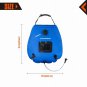 5.28 Gallon Solar Shower Great for Outdoor Activity Blue with Thermometer Gauge