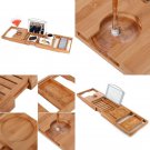 Elegant Utoplike Luxury Bamboo Bathtub Caddy & Bathtub with Extending Sides Xmas