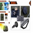 5.28 Gallon Solar Shower Best for Outdoor Activity K-Army Green with Thermometer