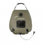 5.28 Gallon Solar Shower Best for Outdoor Activity K-Army Green with Thermometer