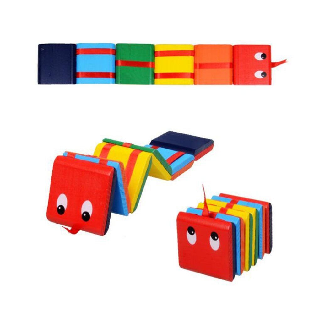 2PCS Colorful Wooden Jacob's Ladder Classic Style Perfect Developer Toy