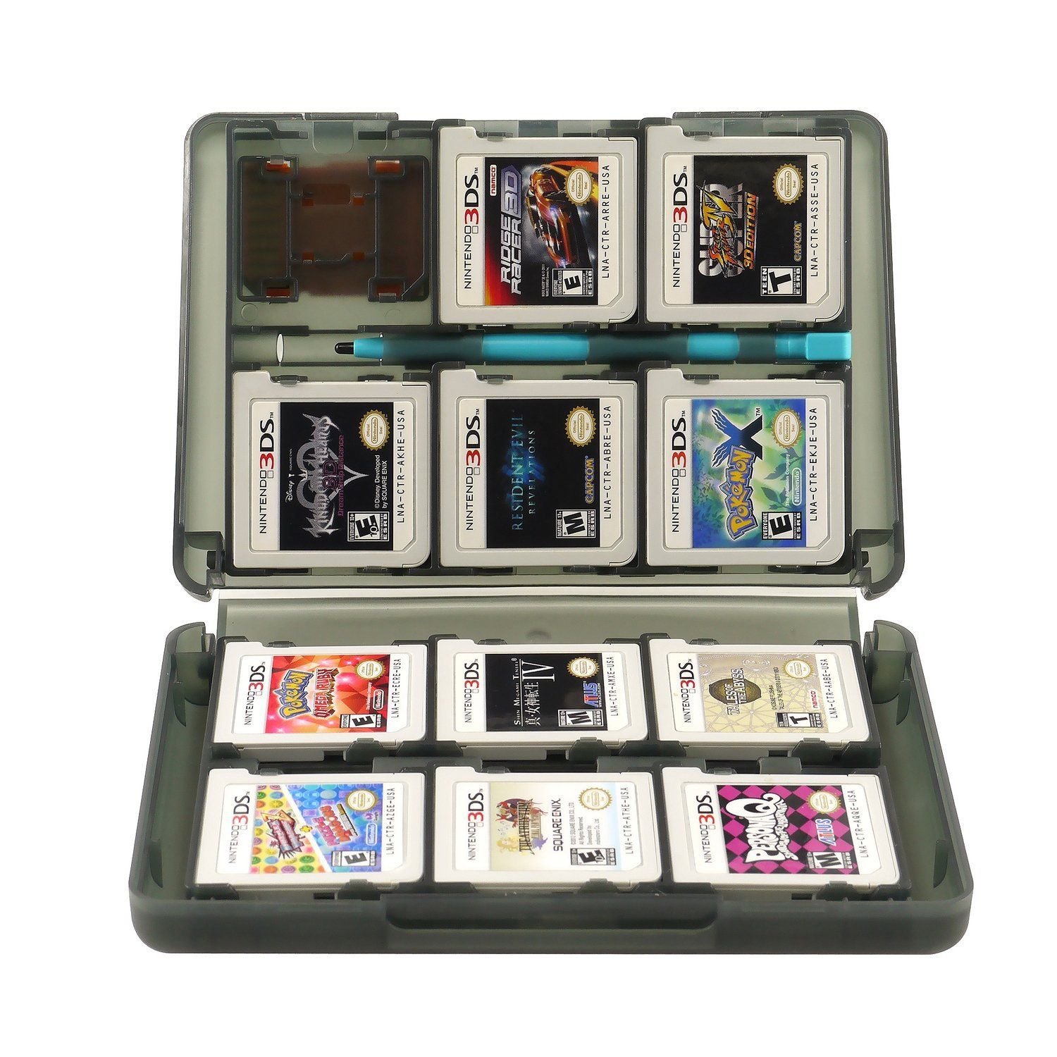 Portable 28-in-1 Game Card Case for Nintendo NEW 3DS 3DS DSi DSi XL DSi LL