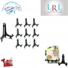 10 PACK Plate Display Easels Stands Plastic Picture Stand Frame Holder 7 inch