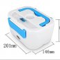 Blue Portable Food Warmer Box For Car Use Truck Van 12V Plug In Electric Warmer