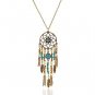Stylish American Dream Catcher Silver Pendant Necklace Perfect Mother Day Gift
