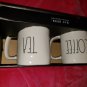 Rae Dunn Coffee Tea mug set big font