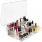 Sorbus Makeup Organizer Case (Style 1 - Slanted Lid Sectional Top)!!!!!!!!!!