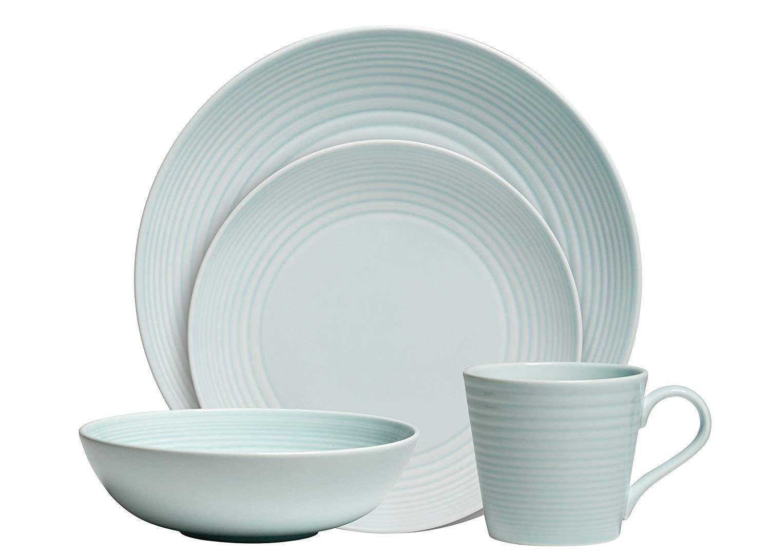 Gordon Ramsay by Royal Doulton Maze Blue 4-Piece Set