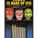 Wolfe Jumbo Bright Face Paint Crayons (6/box)
