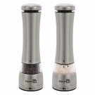 homiu set of 2 electric stainless steel salt and pepper mills