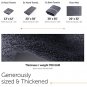 Exlusive Towel Sets 7-Piece Set, Steel-Blue/Gray 100% Long-staple Cotton High &