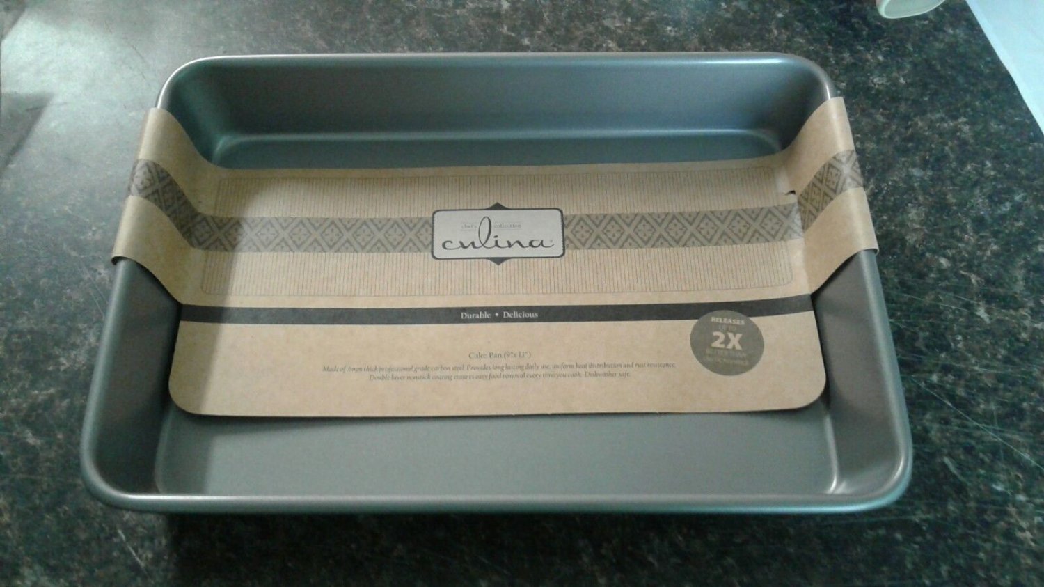 Culina 20305 Non-stick Rectangular Cake Pan