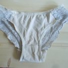 white cotton Panties girls  #2b size M
