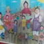 MILDRED BARRETT-SIGNED-FRAMED-LIMITED EDITION LITHOGRAPH 311/800-DAY IN THE PARK