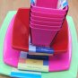 PICNIC SET 24PCS +CARRYING CASE- STURDY PLASTIC-BPA FREE -NEW