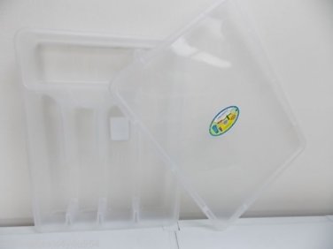 FLATWARE-SILVERWARE-CUTLERY DRAWER TRAY+LID-UTENSIL ORGANIZER+TIGHT COVER-CL
