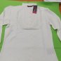 EST-ELLE?-TOXIDO STYLE- COTTON -3/4 LONG SLEEVE-DECORATED FRONT-WHITE-SIZE M-NWT