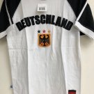 GERMANY-DEUTSCHLAND- SOCCER NATIONAL TEAM  T-SHIRT-LOGO SEWN ON-MEN-S