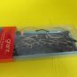 FOSTER GRANT-READING GLASSES-+2.00-RIMLESS FRAME+SAFARI PRINT CASE-NEW