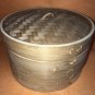 BAMBOO STEAMER BASKETS -2 TIER W LID- HEALTHY DIET-STEAM DIFFERNT FOOD SAME TIME