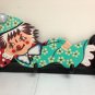 CLOWN-ART WALL HANGER-HAND CARVED- 4 PEGS- WOOD -HANDMADE-BALI INDONESIA