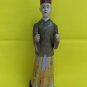 CHINESE HOME BOY WEARING TRADITIONAL COSTUME-VINTAGE WOOD FIGURINE-MOVING HANDS