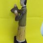 CHINESE HOME BOY WEARING TRADITIONAL COSTUME-VINTAGE WOOD FIGURINE-MOVING HANDS