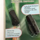 HI-TECH LED -MINI TORCH-BRIGHT LIGHT- SHOCK PROOF FLASHLIGHT-POCKET CLIP-BLACK