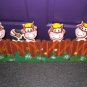 COWS-PARTITION-DECORATION-WINDOW SCREEN- WOOD-HANDMADE-CARVED & PAINTED-BALI ART