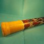 RAIN STICK SHAKER-HAND DECORATED BAMBOO-PERCUSSION MUSICAL INSTRUMENT-GECKO