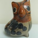 OWL-CERAMIC POTTERY-HANDMADE- MEXICO FOLK ART-TERRACOTTA-FIGURINE