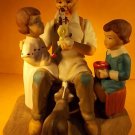 NORMAN ROCKWELL-THE TOY MAKER-'81-COLLECTOR'S AUTHENTICITY SEAL-LIMITED EDITION