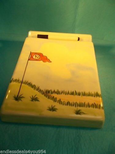 GOLF SCORE KEPPER-CERAMIC + DRY ERASE MARKER- VINTAGE-CC 1997- MADE IN USA