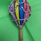 SHAKER GOURD-HAND DECORATED -PERCUSSION MUSICAL INSTRUMENT-SOUND BY MOVING SHELL