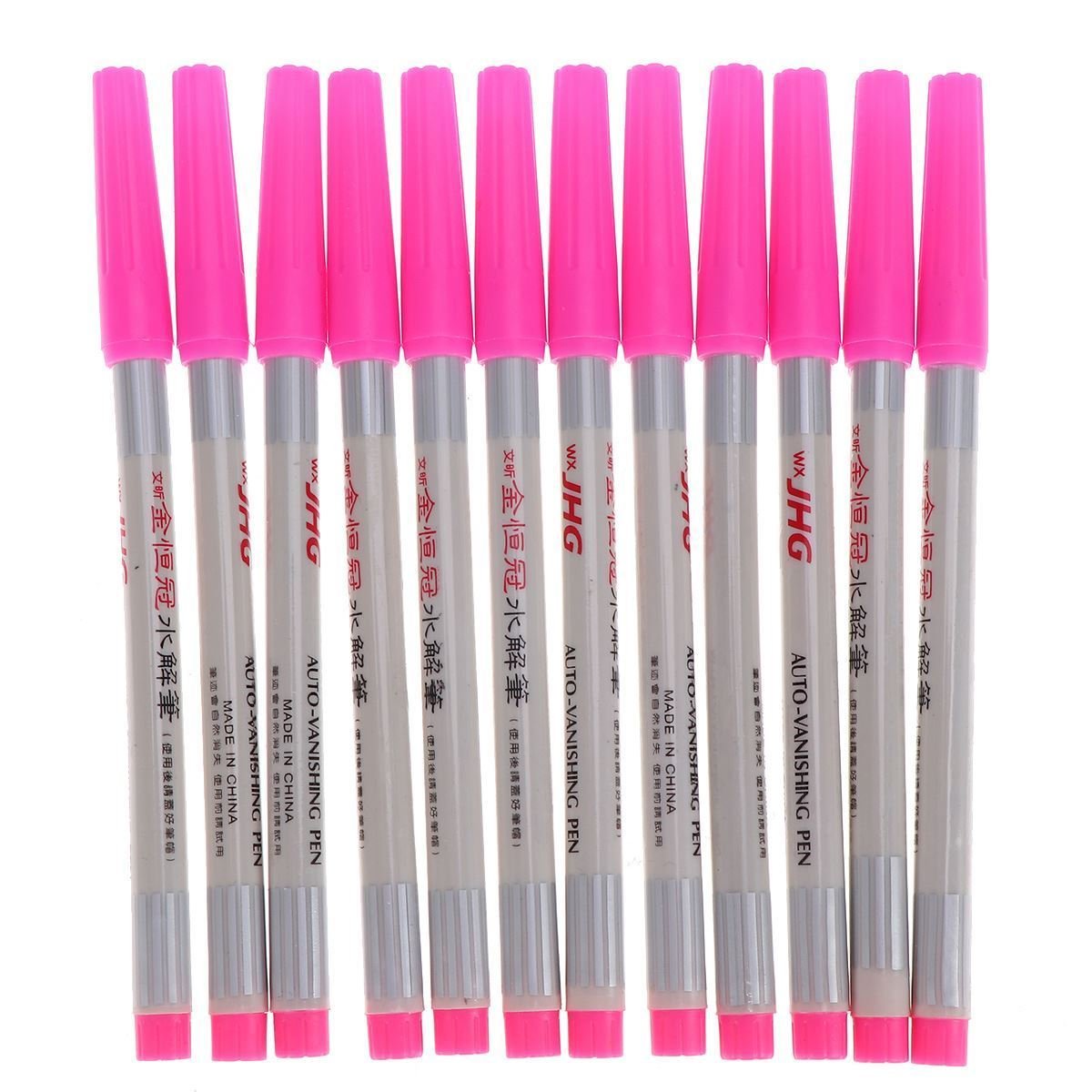 12PCS Auto Vanishing Pen Convenient Soluble Water Soluble Ink Water ...