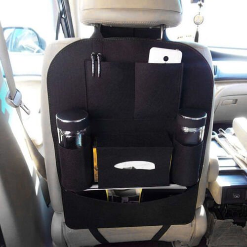 Auto Car Seat Back Multi-Pocket Storage Bag Organizer Holder Accessory Black new