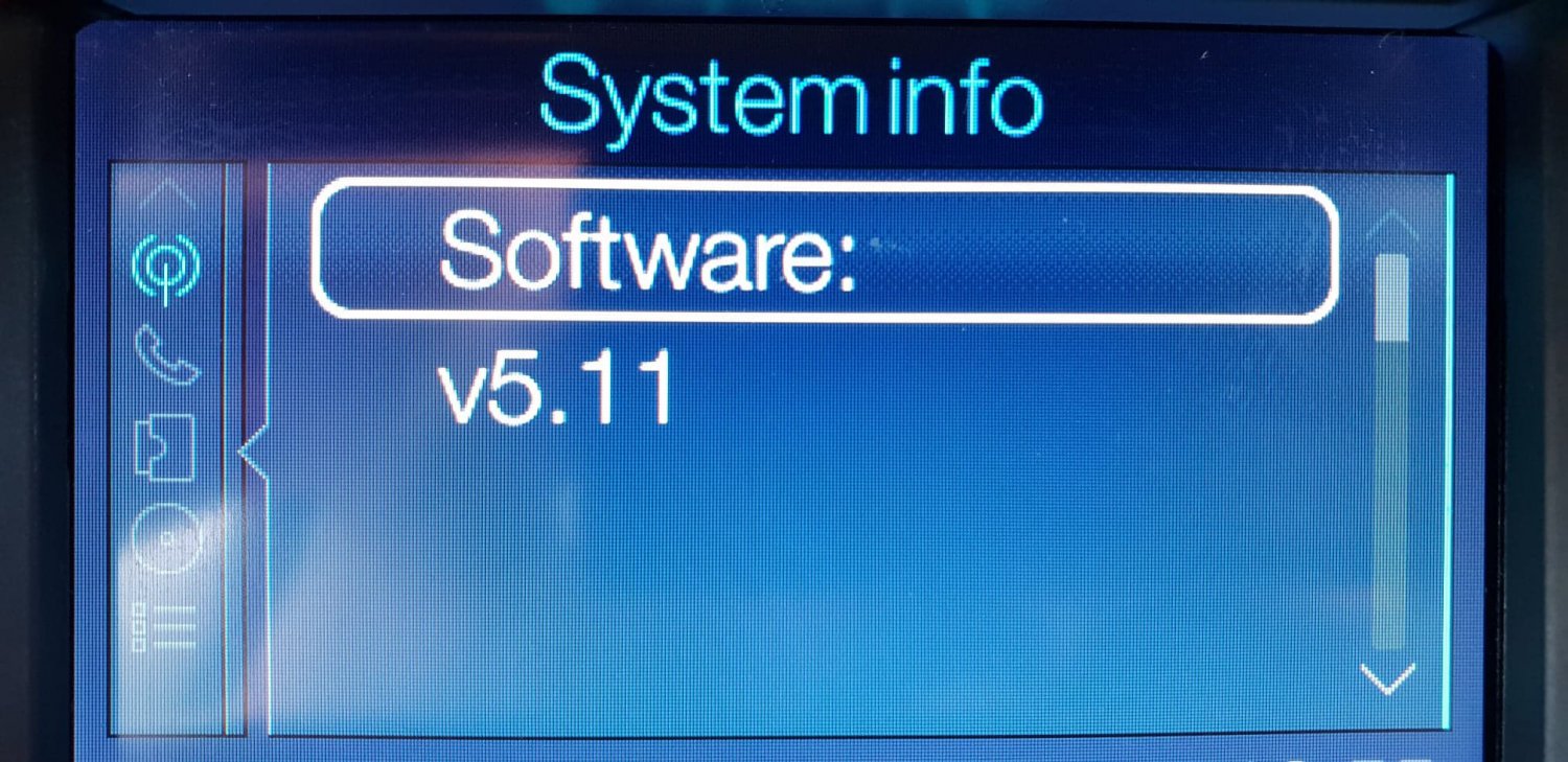 Ford Sync 1.1 v5.1.1 Update
