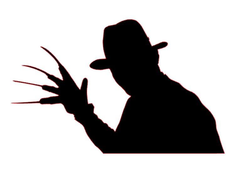 Nightmare on Elm Street Freddy Krueger Silhouette Vinyl Decal Sticker