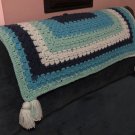 Baby Blue Blanket with Tassles